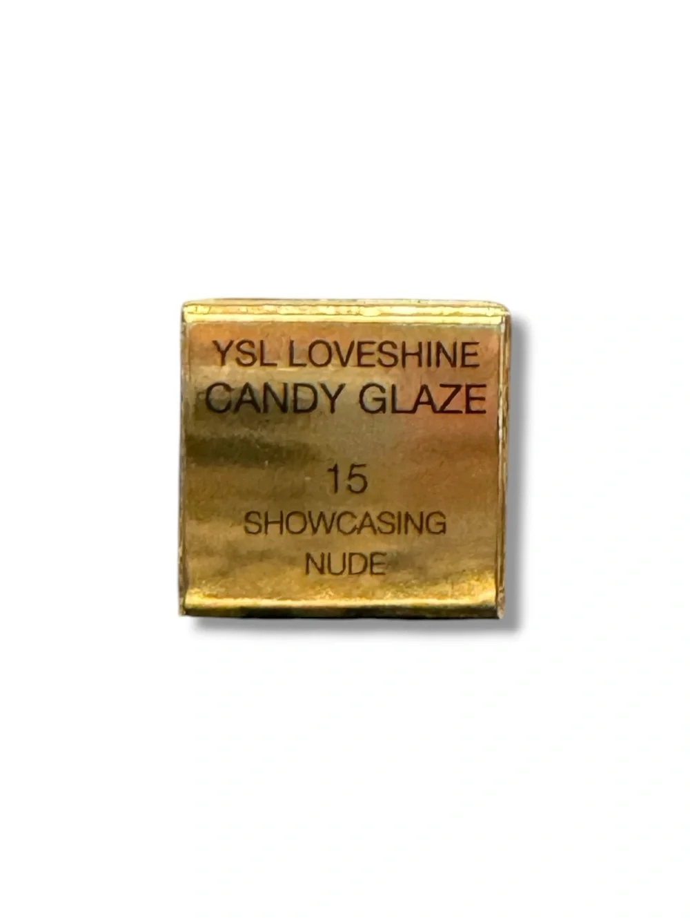 YSL Loveshine Candy Glaze Lip Gloss Stick in Showcasing Nude